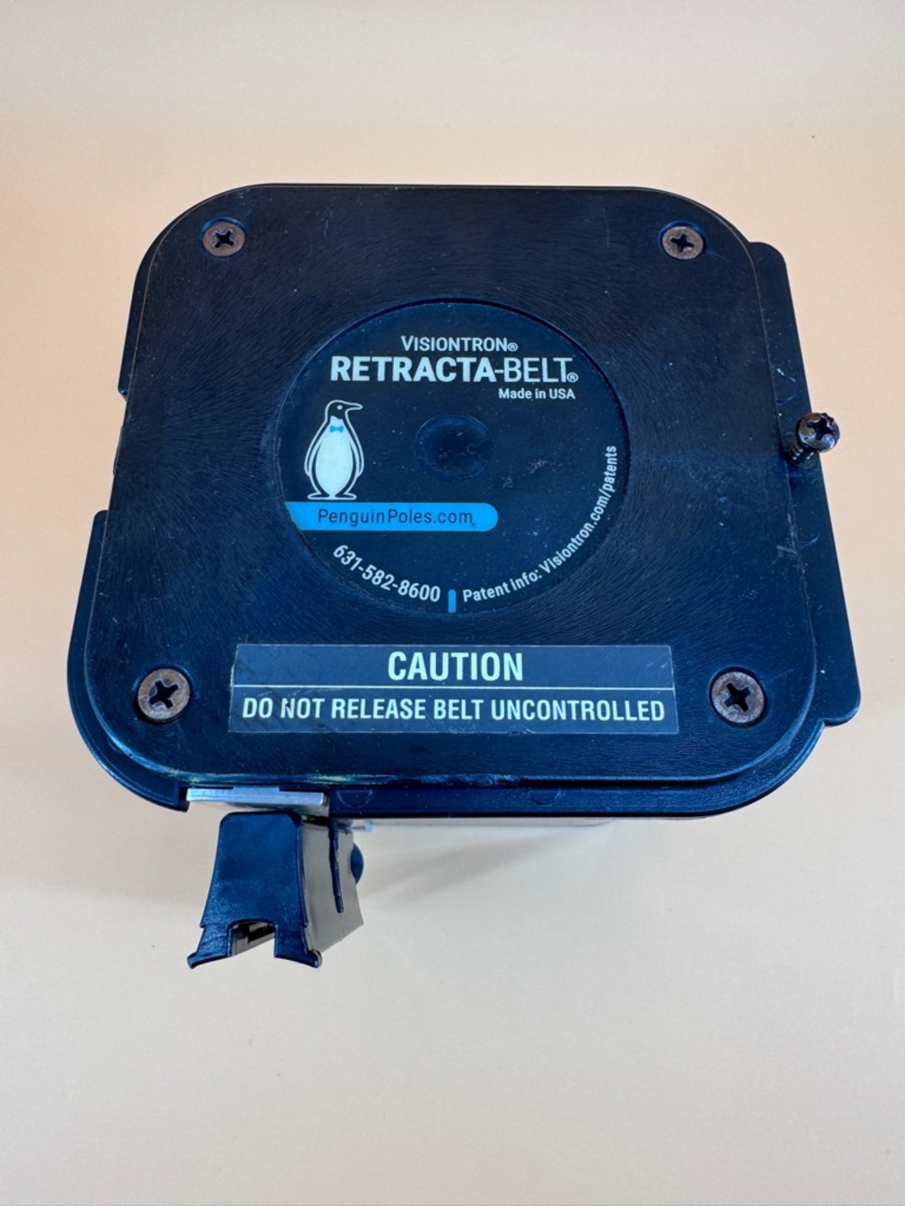 Visiontron Retracta-Belt Yellow Caution Do Not Enter